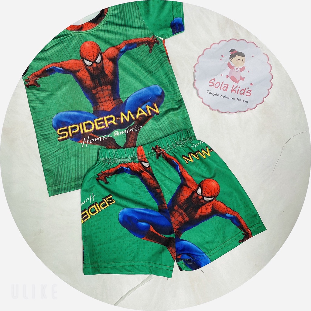 Bộ thun lạnh siêu nhân xanh