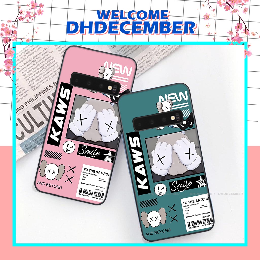 Ốp lưng Samsung Galaxy S10 / S10E / S10 PLUS in hình gấu K@ws, gấu nâu, dor@emon RẺ- ĐẸP- BỀN