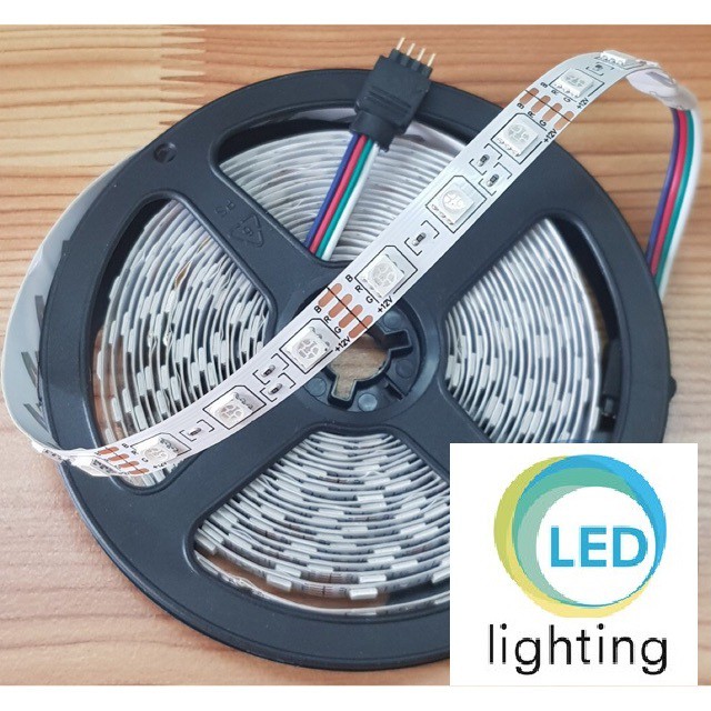 LED DÂY RGB 7 MÀU 5050 5M/300LED/CUỘN