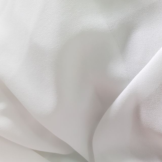 Vải voan lụa trắng