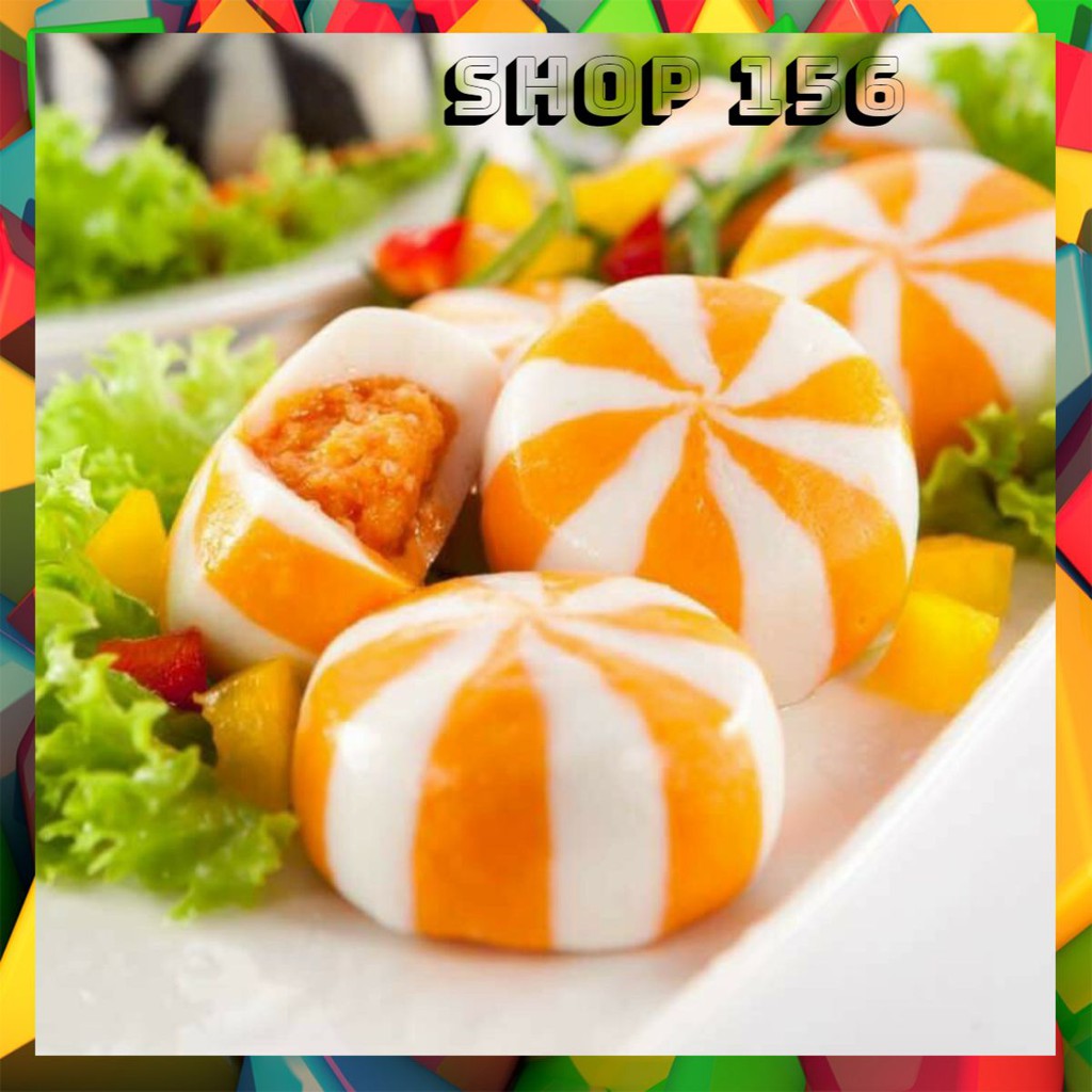Viên Hải Sản Vị Tôm Nhân Trứng Cá (Loại Cao Cấp Màu Cam) - Viên Thả Lẩu Malaysia | BigBuy360 - bigbuy360.vn