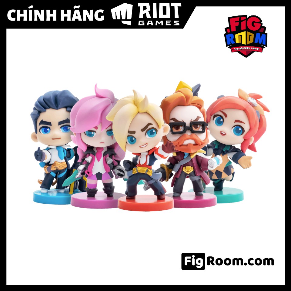 Mô hình LoL - Set Học Viện Chiến Binh LMHT - Battle Academia Team Minis Set