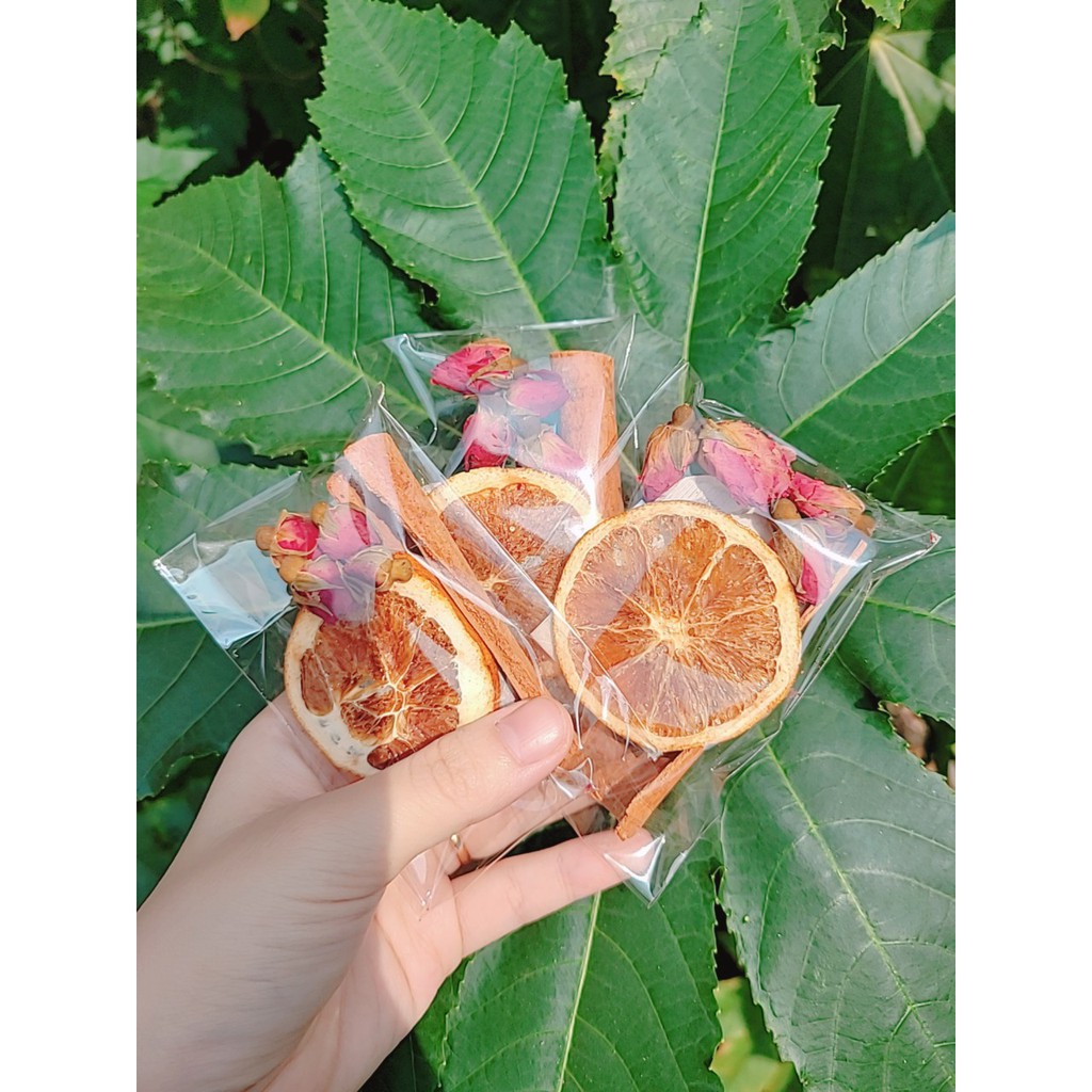 Trà  cam quế nụ hồng 1 gói Tinh Hoa Trà Thảo Mộc Món Qùa Từ Thiên Nhiên