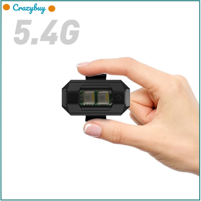 Cr Đèn Led Cảnh Báo Chống Va Chạm Sạc Pin 110mah Type-C Nhiều Màu Sắc Cho Xe Hơi Điều Khiển Từ Xa