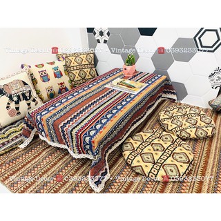 Khăn Trải Bàn Thổ Cẩm - Dùng Trang Trí Nhà Cửa, Chụp Mẫu Sp