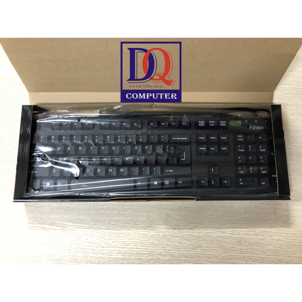 Bàn phím Fuhlen L411 USB Black