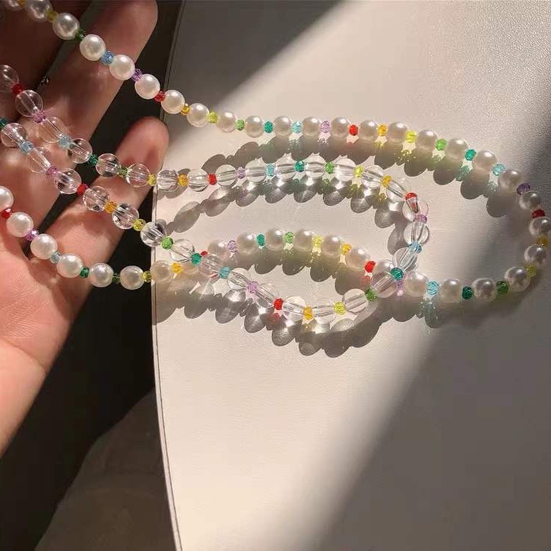 Vòng cổ Chuỗi Hạt Ngọc Trai Nhiều Màu Sắc