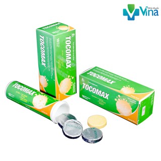 Viên Sủi Tocomax - 10 viên sủi - hỗ trợ tập trung trí tuệ, tăng cường năng lượng.