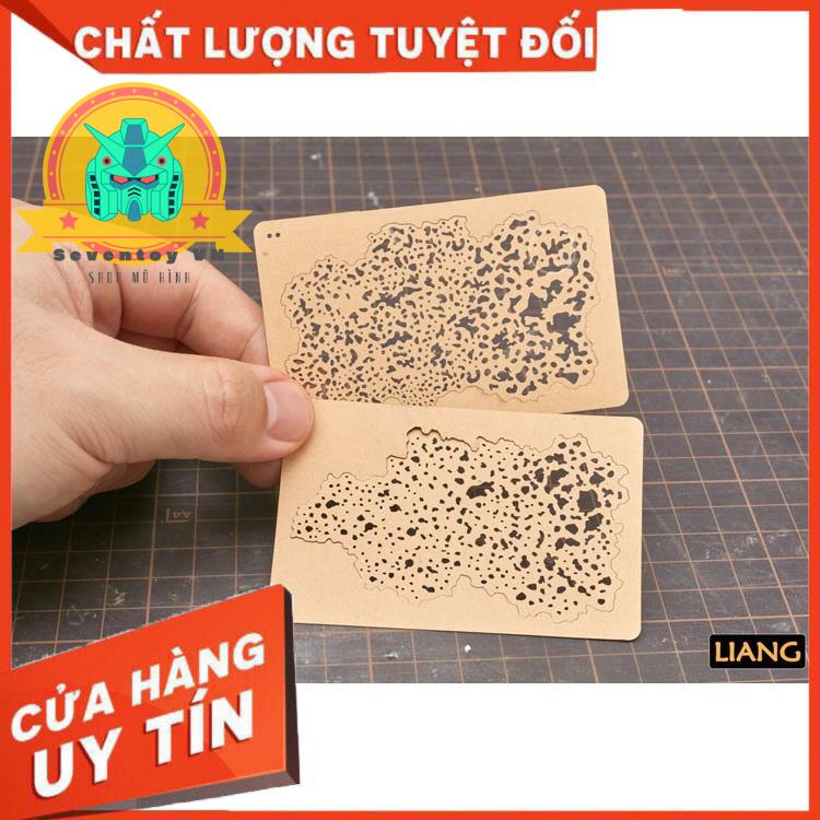 Tấm hỗ trợ sơn mô hình hiệu ứng làm cũ, ăn mòn bề mặt mô hình máy bay, gundam, quân sự