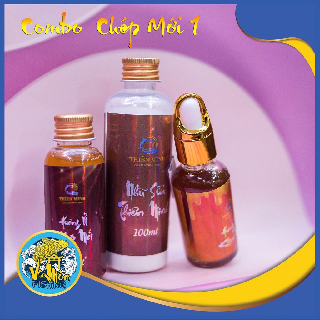Hương Liệu Câu Cá TỔNG HỢP SIÊU NHẠY NHŨ SỮA THIÊN MINH 100ml - Vũ Môn NINH BÌNH