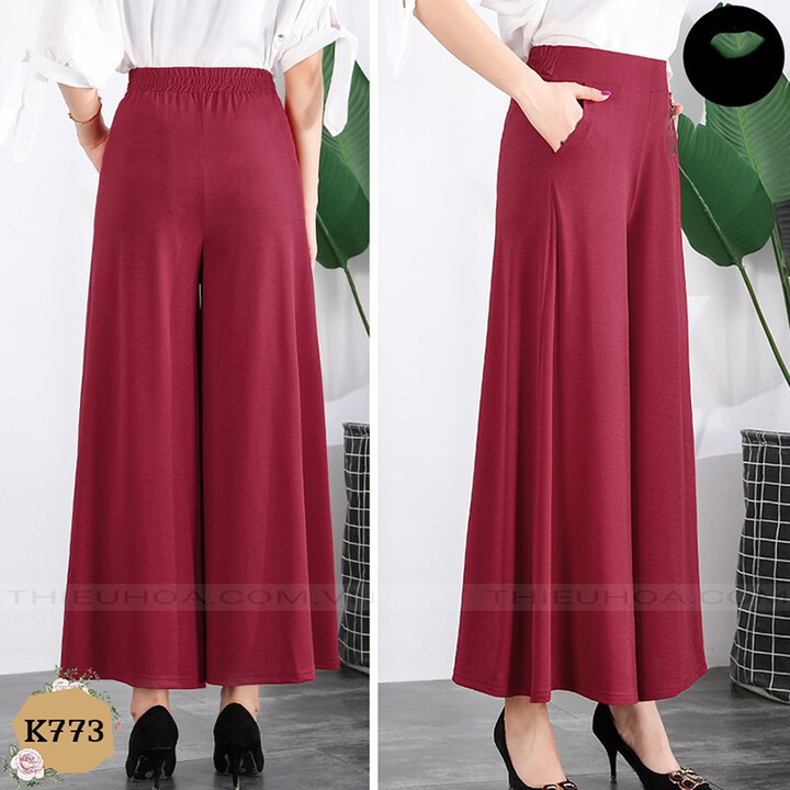 Quần ống suông lưng cao cạp chun xịn xò che khuyết điểm cho các nàng LN03 | BigBuy360 - bigbuy360.vn