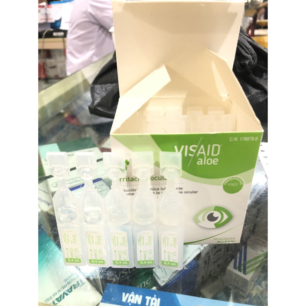 NHỎ MẮT VISAID ALOE MONODOSIS HỘP 30 TÉP