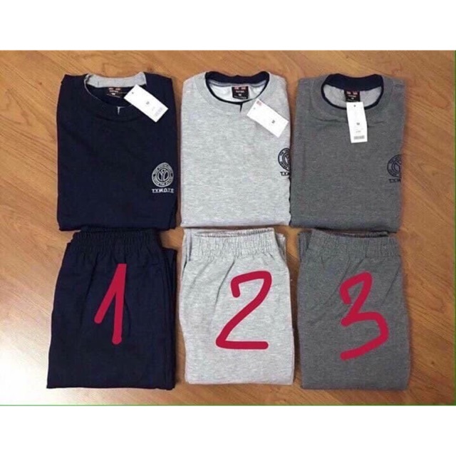 Bộ nỉ da cá cho nam