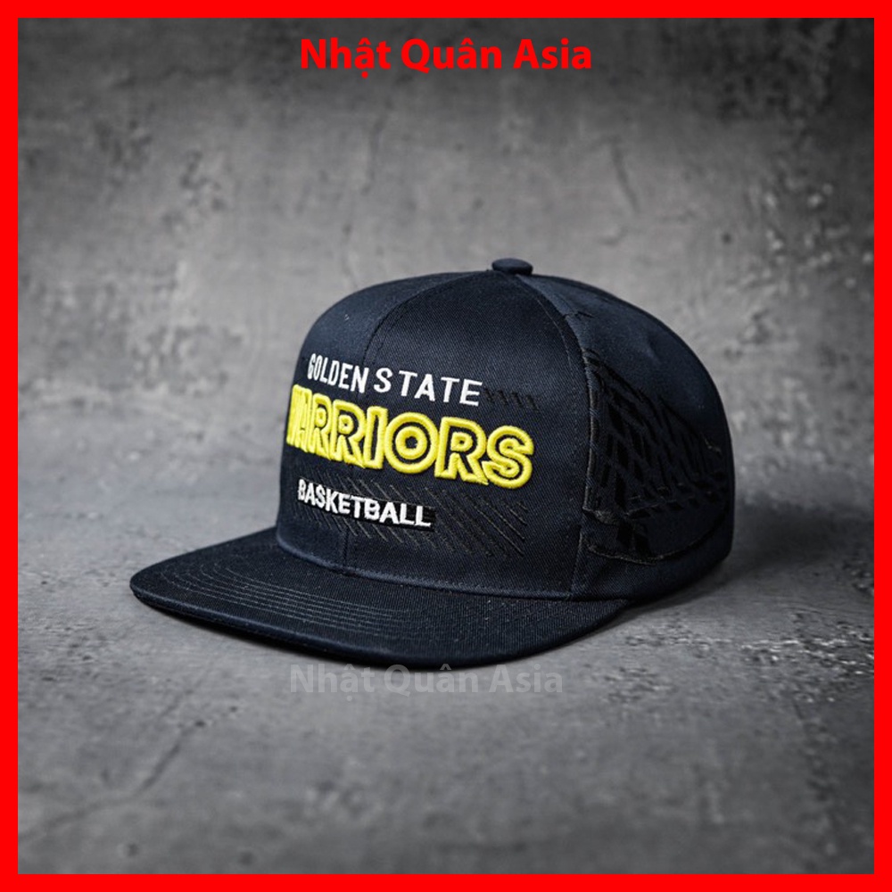 Nón lưỡi trai Mitchell & Ness Golden State Warrior Basketball xanh navy snapback - Nhật Quân Asia nhatquanasia capman