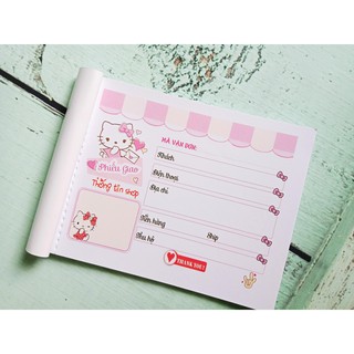 Phiếu ship hàng hình kitty dễ thương