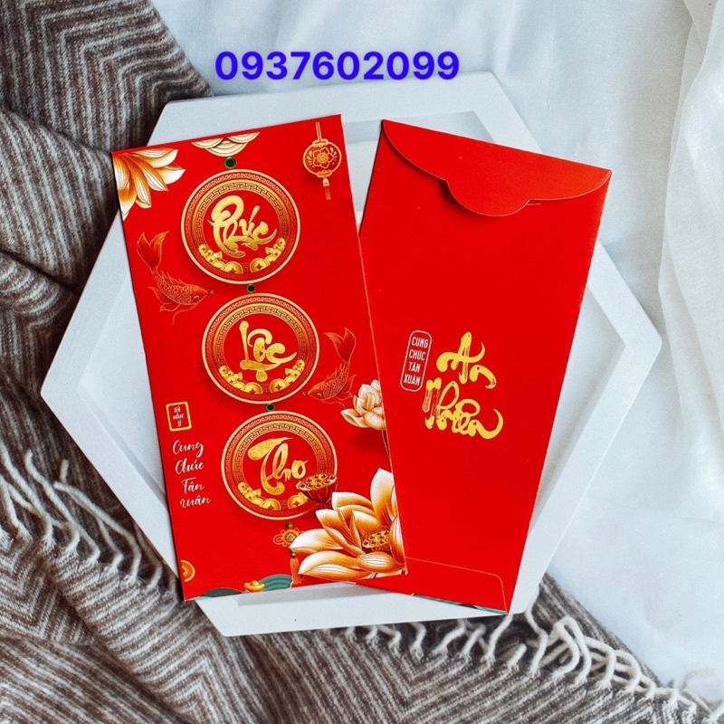 Xấp 10 bao lì xì chọn mẫu 1-16