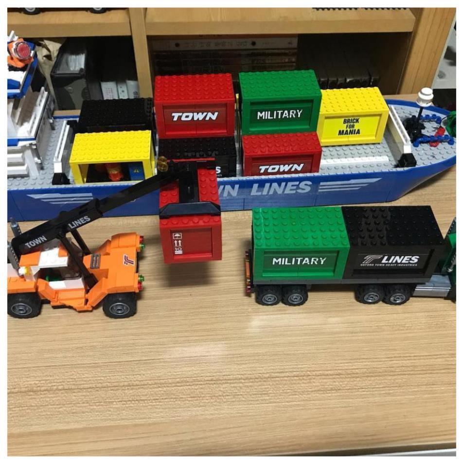 Lego City Cảng Vận Tải Oxford ST33323 - Đồ Chơi Xếp Hình Khối Lego Cho Bé Từ 8 Tuổi, gồm 900 Chi Tiết, Nhập Khẩu 100%
