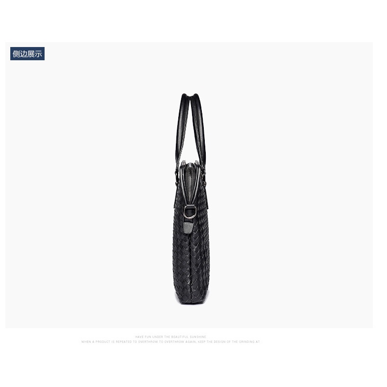 Túi xách dệt tay thời trang công sở thanh lịch cho nam | BigBuy360 - bigbuy360.vn