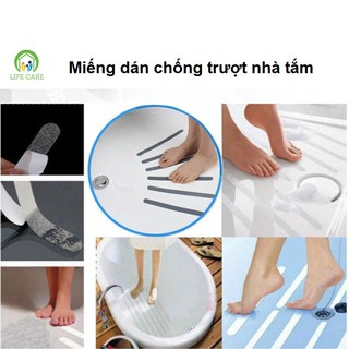 Miếng dán chống trượt nhà tắm trong suốt (24 miếng)