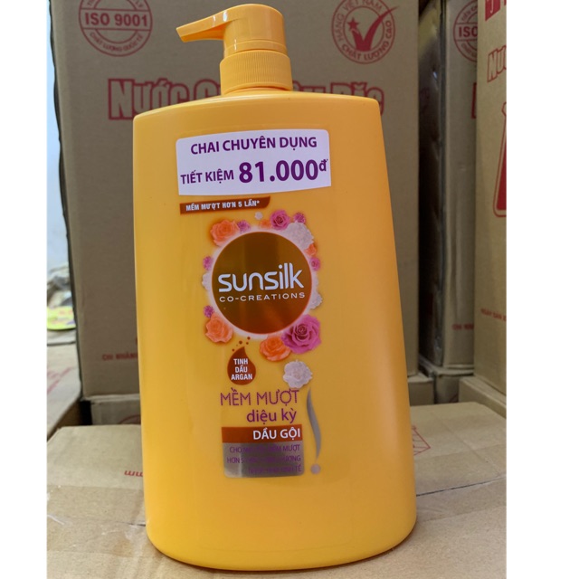 ( Mẫu mới ) Dầu gội Sunsilk mềm mượt diệu kỳ 1,4kg