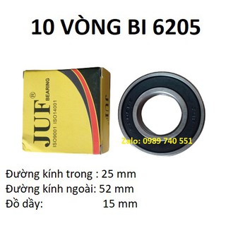 10 vòng 6205 JUF