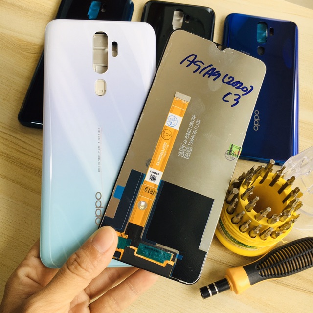 Combo Bộ Vỏ Sườn+ Màn Hình Oppo A5/A9/ A11X Zin Hàng Cao Cấp (Tặng Bộ vít)