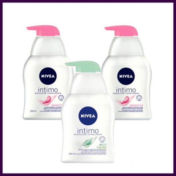 [Nhập Khẩu 100%] Dung dịch vệ sinh phụ nữ Nivea intimo Đức 250ml