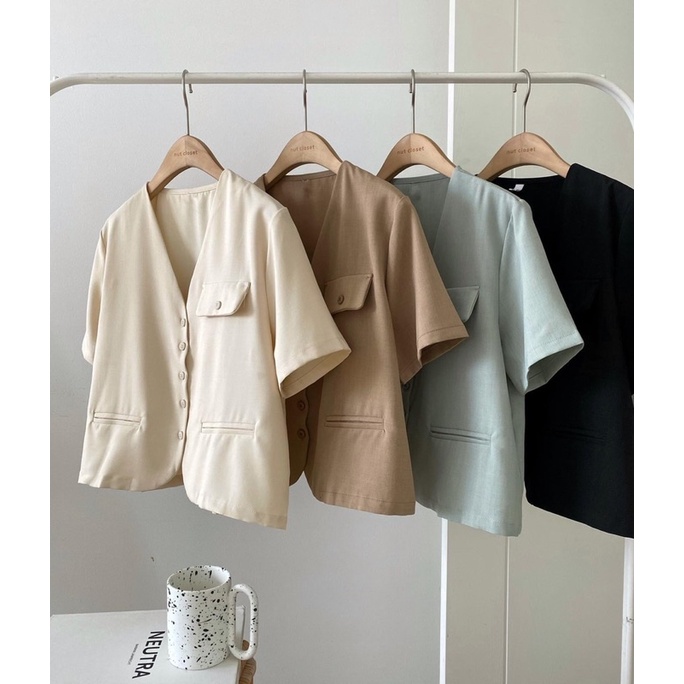 Áo blazer túi nắp 8055_A0571