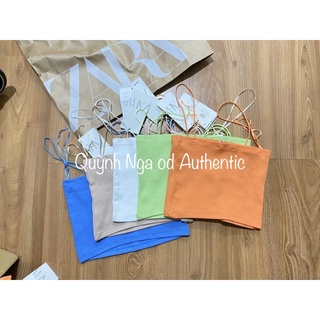 Áo 2 dây thun gân zara authentic