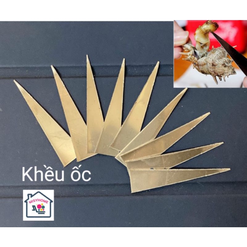 10 Kim khều ốc nhể ốc khêu ốc gảy ốc inox cho quán ốc gia đình cửa hàng hải sản Misyhome