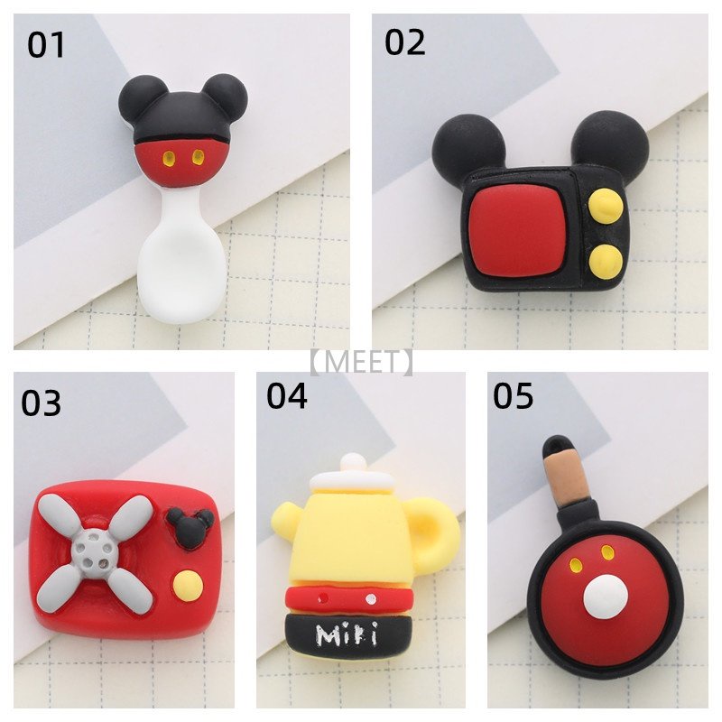 1 Cái Muỗng Sắt Mô Phỏng Hình Chuột Mickey Hoạt Hình Tự Làm Trang Sức Thủ Công DIY