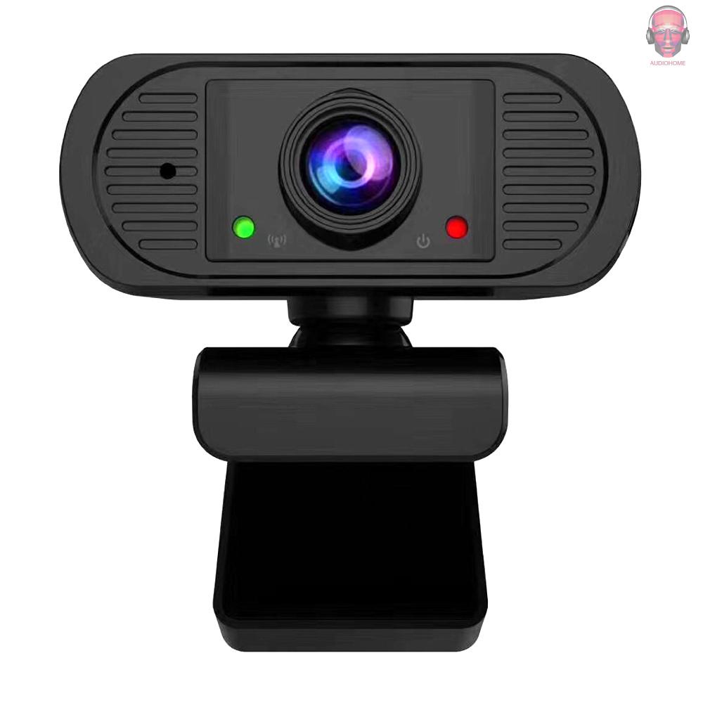 AUDI   1080P HD Webcam USB Laptop Computer Camera Clip-on PC Web Camera Auto Focus Built-in AUDIcrophone for Live StreaAUDIng Video Calling Online Meeting Teaching