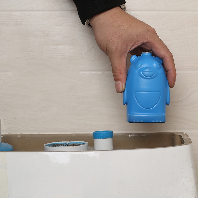 Viên Thả Bồn Cầu Hình Gấu Khử Mùi Diệt Khuẩn Chai 200g