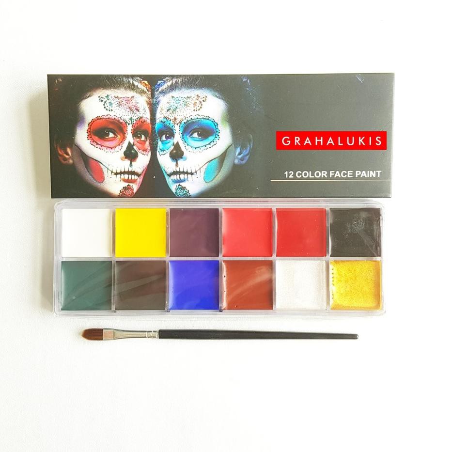 (hàng Mới Về) Set 12 Màu Vẽ Mặt Trang Điểm Chuyên Nghiệp | BigBuy360 - bigbuy360.vn