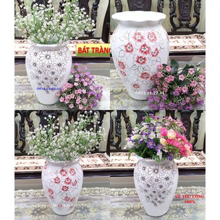LỌ HOA CAO 30 cm MIỆNG BÈO