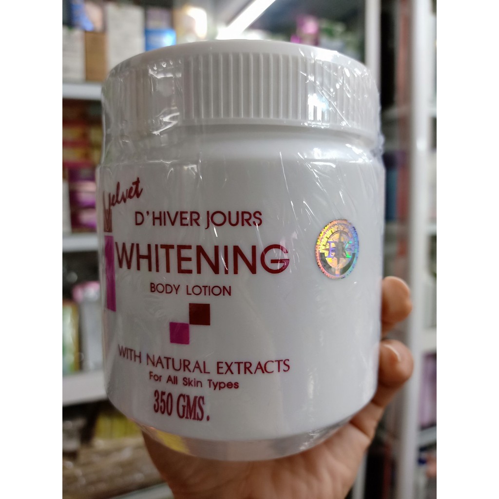 KEM VELVET D'HIVER JOURS WHITENING BODY LOTION 350G (THAI LAN )