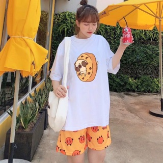 Xét bộ lửng carton cute ( freesize 38-58kg)