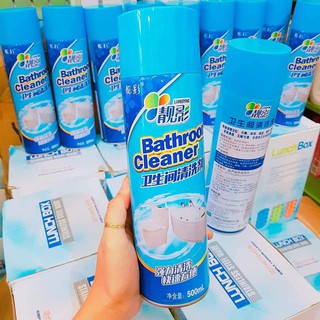 [ SALE HOT] Chai xịt bọt tuyết giúp tẩy rửa nhà tắm nhà vệ sinh Bathroom Cleaner 500ml duyanh2015 siêu sạch