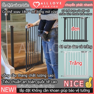 Thanh chắn cửa, chắn cầu thang không khoan tường an toàn cho trẻ nhỏ / Cửa cách ly thú cưng / Thanh chắn cầu thang