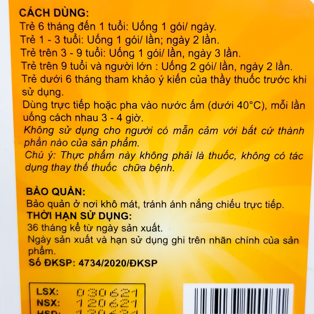 BioHinew Bổ Sung Lợi Khuẩn, Tăng Cường Tiêu Hóa Cho Bé Ăn Ngon Bio Hinew Hộp 30 gói