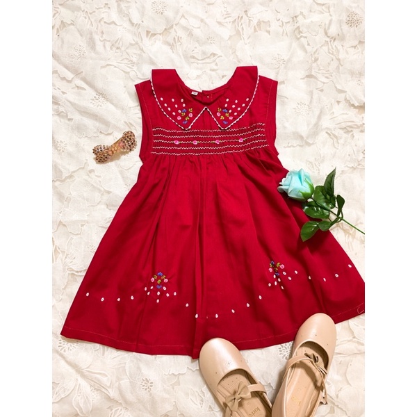 ĐẦM XÍCH MÓC (SMOCKINGDRESS) THÊU TAY THỦ CÔNG