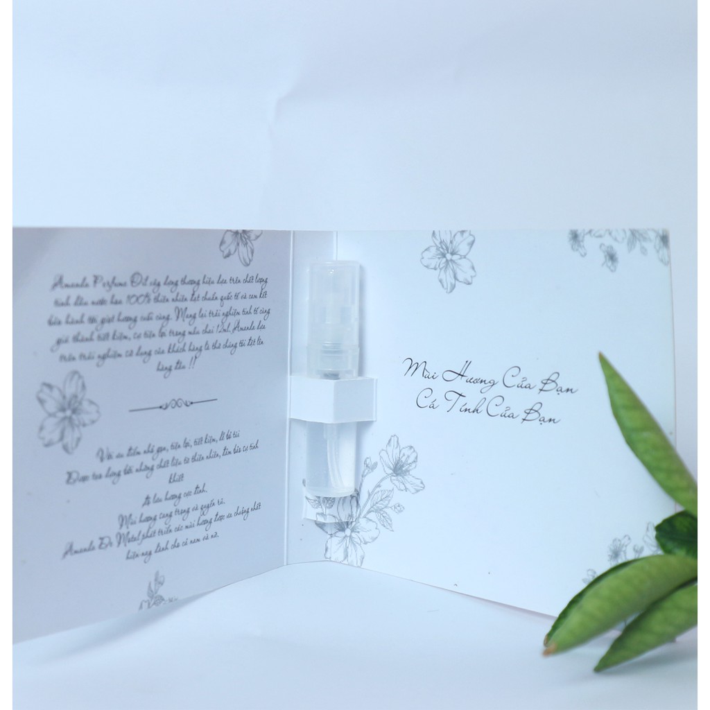 Tinh Dầu Nước Hoa Pháp Amanda Mẫu Thử Các Hãng Vial 1.5ml