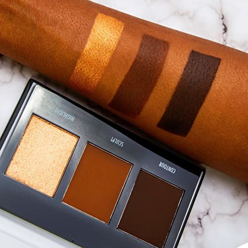 Black Radiance - Bảng Phấn Tạo Khối & Bắt Sáng Black Radiance True Complexion Contour Palette
