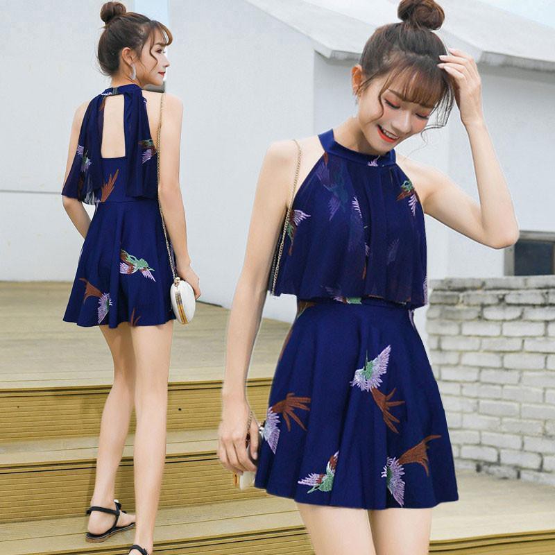 tu dungÁo tắm một mảnh nước nóng màu đỏ lưới xẻ tà kiểu mới bảo vệ nữ giảm béo phong cách 2020 | BigBuy360 - bigbuy360.vn