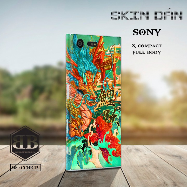 Bộ Skin Dán Sony Xperia X Compact dán full lưng viền dùng thay ốp lưng điện thoại chất liệu cao