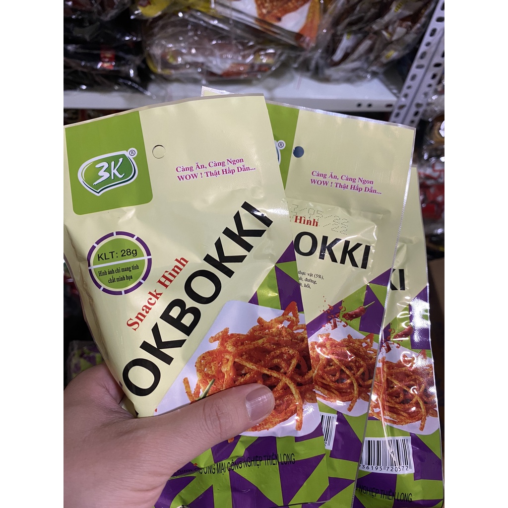 snack cay hình tokbokki (1 gói lẻ)