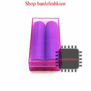 Hộp đựng pin 18650 2 pin các màu