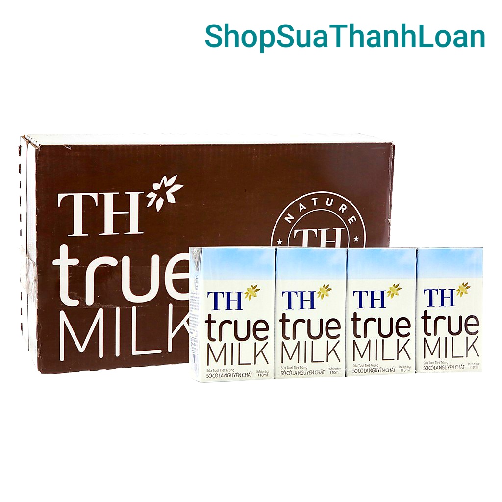 [HSD T9-2021] [TẶNG 1 HỘP LEGO SÁNG TẠO FRISO] Thùng 48 Hộp Sữa tươi tiệt trùng TH true MILK HƯƠNG SÔCOLA 110ml