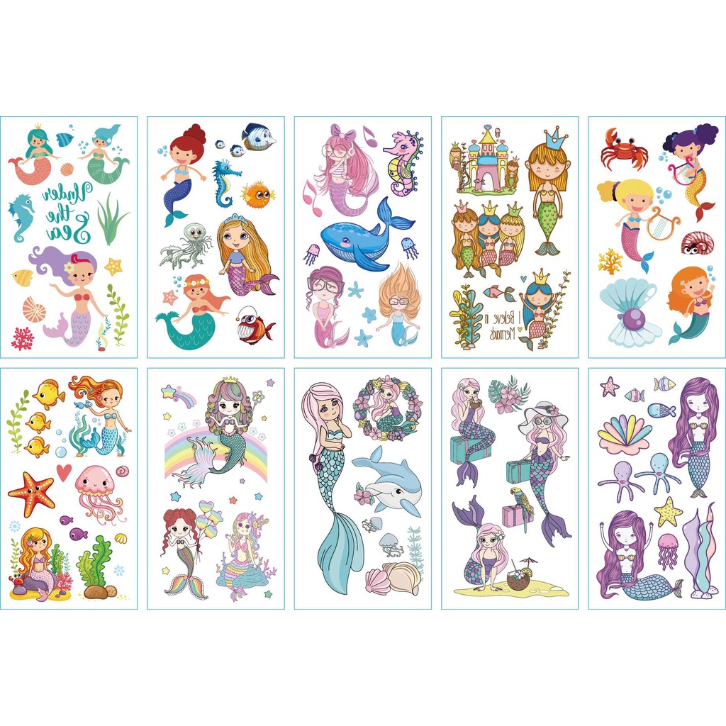 Hình Xăm Dán Bán Vĩnh Viễn Họa Tiết Công Chúa Khủng Long Hoạt Hình Dễ Thương Cho Trẻ Em