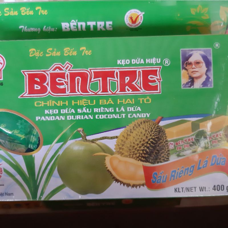 Combo 5 hộp kẹo dừa Bến Tre dứa sầu riêng 400g | BigBuy360 - bigbuy360.vn
